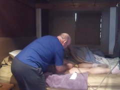 Naughty Girl Gets Strap And Enema