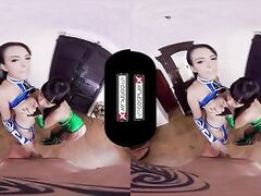 VR Cosplay X Threesome With Jade And Kitana VR Porn